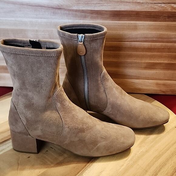 GENTLE SOLES BY KENNETH COLE STYLE ELAINE LEATHER/SUEDE ZIPP WOMAN SIZE 7.0 NWOB - Picture 2 of 16